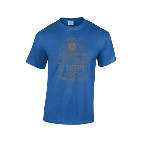 Rise & Shine Unisex Coffee T-Shirt - Caffeinate & Hope - Image 8